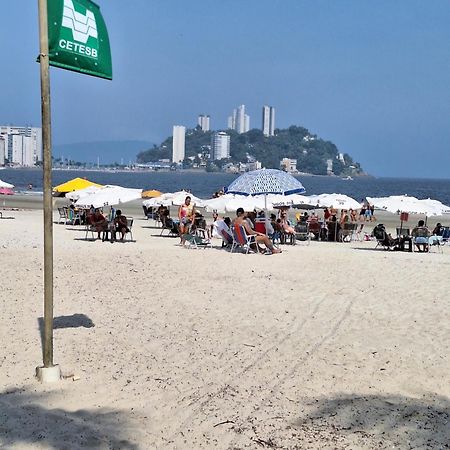 Pe Na Areia Gonzaguinha Sao Vicente Apartment Bagian luar foto